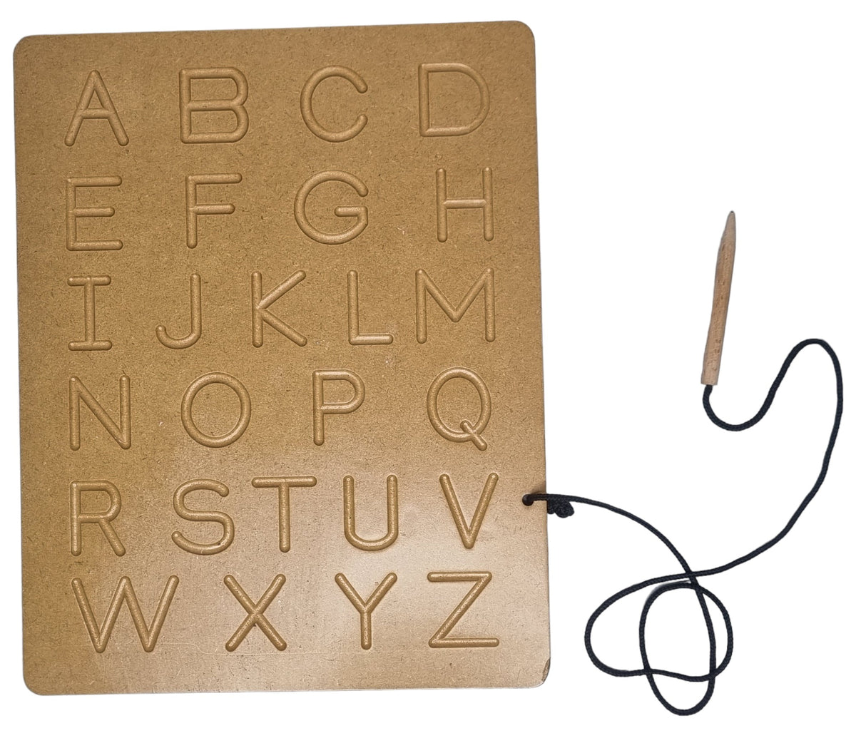 Educational Wooden Alphabet and Number Tracing Board for Kids – TOYWOOD