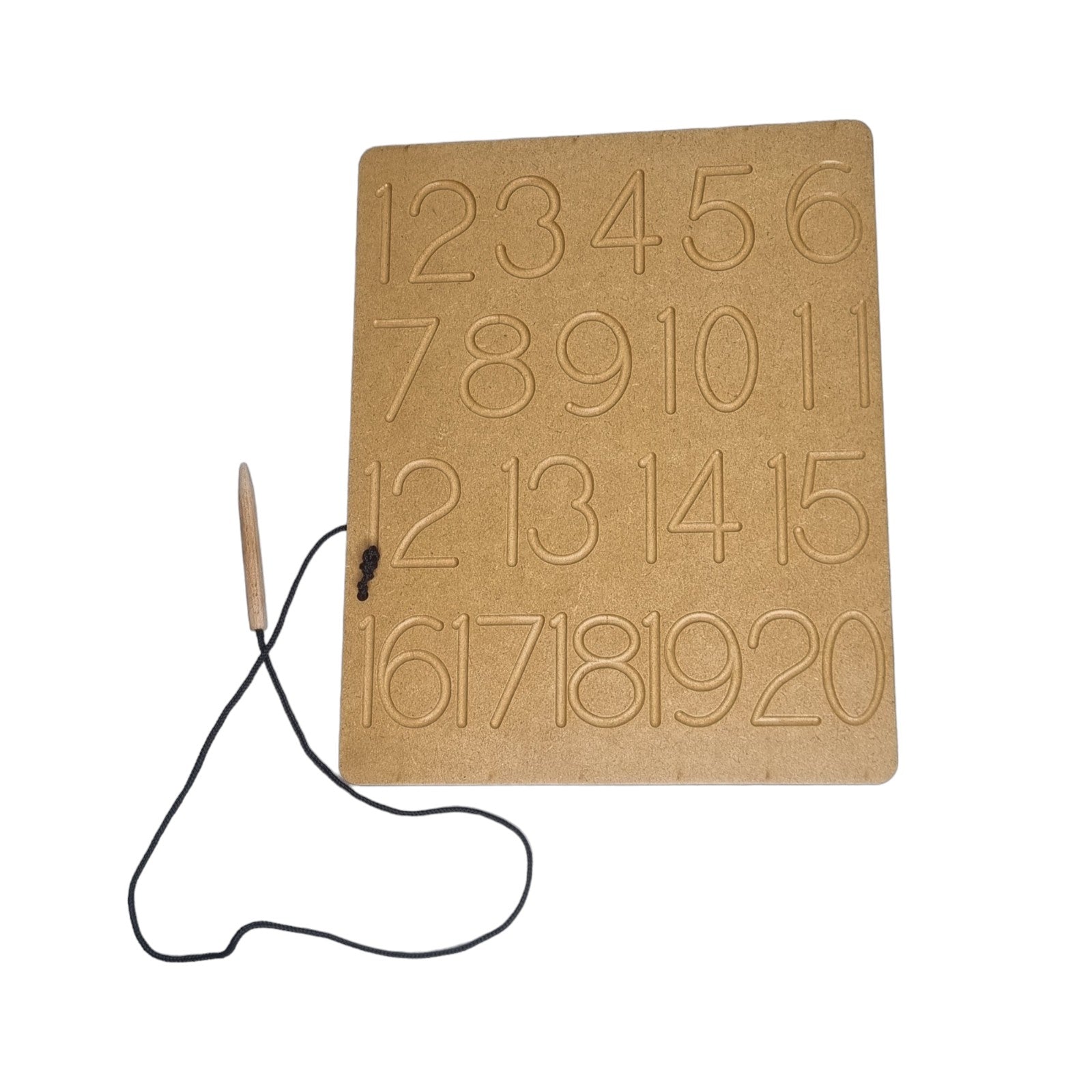 Educational Wooden Alphabet and Number Tracing Board for Kids – TOYWOOD