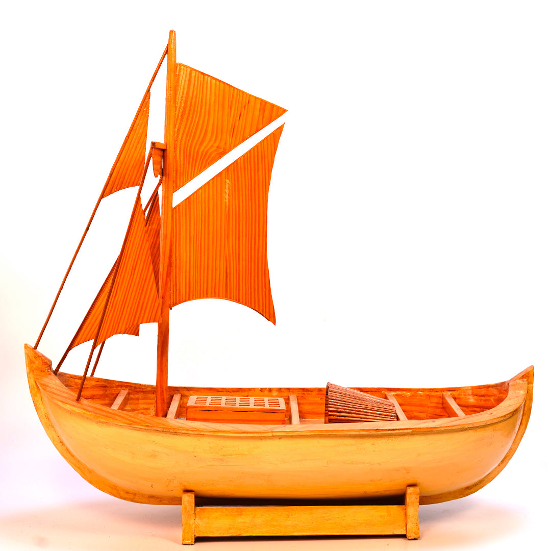 WOODEN BABY BOAT TOY - Main Image